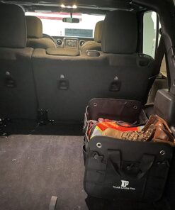 TRUNKCRATEPRO Trunk Organizer for Car, SUV, Truck | Premium Adjustable Multi Compartments Collapsible Car Trunk Organizer with Securing Straps & Non-Slip Bottom (Large Size, Black) Large 39 81EIYcjKXkL