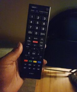 CT-8037 ct8037 Replaced Remote fit for Toshiba 40L3400 40L3400U 50L3400 50L3400U 58L5400 58L5400U 58L5400UC 65L5400 65L5400U 65L5400UC Smart HDTV TV 8 81EIaCXL