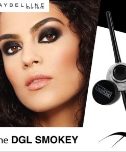 Maybelline New York Makeup Eyestudio Lasting Drama Gel Eye Liner, Blackest Black, Waterproof, 0.106 Ounce,Pack of 1 950 BLACKEST BLACK 0.106 Fl Oz (Pack of 1) 34 81EKSWeKFTL