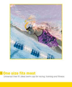 Alternative view of FINIS Freestyle Center-Mount Swimming Snorkel , Yellow, Adult