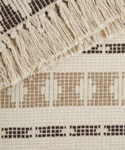 DII California Casual, Colby Southwest Woven Throw, Dark Brown & Stone, 50x60 50x60" 19 81EL6lIgxwL 2