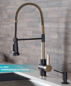 Alternative view of KRAUS Kitchen Soap and Lotion Dispenser in Stainless Steel, KSD-41SS Modern Style