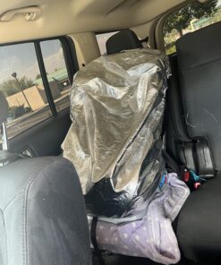 Car Seat Sun Shade Cover - Keep Your Baby's Carseat at a Cooler Temperature - Covers and Blocks Out Heat & Sun - More Comfortable for Baby or Child - Protection from UV Sunlight - Mommy's Helper 31 81EN95mWLQL 2