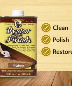 Howard Products RF4016 RF3016 Restor-A-Finish, 16 oz, Walnut, 16 Fl Oz 27 81ENCVZ3K5L