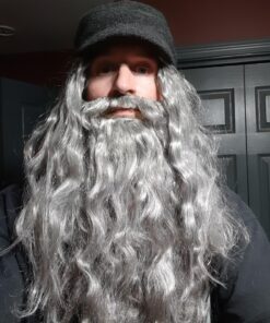 Rubies The Hobbit Gandalf Beard Costume Wig Kit- One Size 33 81ENeqRFp8L