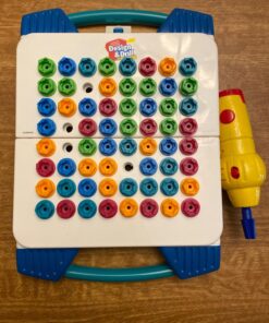 Educational Insights Design & Drill Take-Along Toolkit, 66 Piece Set with Drill Toy, Kids Drill Sets, STEM Toy, for Boys & Girls, Ages 3+ 20 81ENrVv4EWL