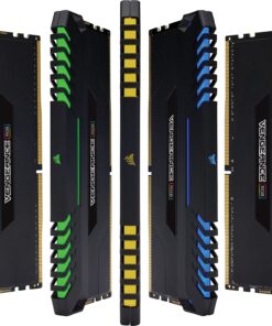 CORSAIR VENGEANCE RGB 32GB (4x8GB) DDR4 3000MHz C15 Desktop Memory - Black RGB - Black 32GB (4x8GB) 36 81EPFF4PkpL