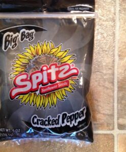 Spitz Cracked Pepper Flavored Sunflower Seeds, 6 oz Bag (Pack of 12) 11 81EQ Sy7fL