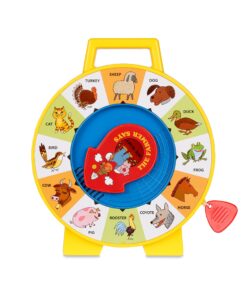 Fisher Price Classics - Farmer Says See 'n Say - Vintage Learning Toy, Sounds and Animals, Interactive Retro Game for Kids, Girls, Boys, Baby, Preschoolers, Toddlers, Unisex Ages 18 Months + 25 81EQLW45zRL