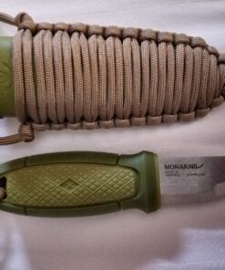 Morakniv Eldris Fixed-Blade Pocket-Sized Knife with Sandvik Stainless Steel Blade and Plastic Sheath 2.2-Inch. Green 50 81EQY UM2 L