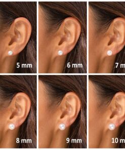 PAVOI Handpicked AAA+ 14K Gold Round White Freshwater Cultured Pearl Earrings | Pearl Earrings for Women Sterling Silver 6MM White Gold 17 81ERsRVNDL