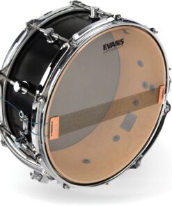 Evans Clear 300 Snare Side Drumhead, 14” – Made Using a Single Ply of 3mil Film for Wide Dynamic Range and Controlled Snare Response at all Dynamic Levels – Versatile for Many Playing Styles 14 Inch 8 81ESMCu4BZL
