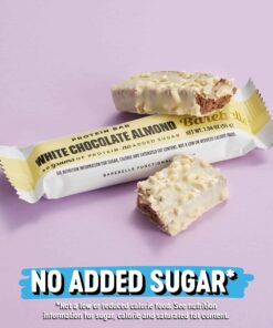 Barebells Protein Bars White Chocolate Almond - 12 Count, 1.9oz Snacks with 20g of High Bar 1g Total Sugars On The Go Snack & Breakfast 12 Count (Pack of 1) 12 81ET6H0cGvL