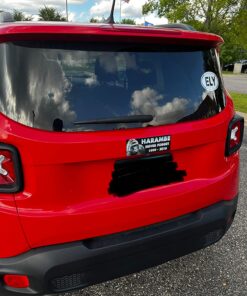 Harambe: Never Forget 1999-2016 Memorial Bumper Sticker & Free Magnetizer. He Died For Our Sins. RIP in Peace You Glorious Gorilla. Honor Our Lord & Savior with a Durable Vinyl Window & Laptop Decal. 11 81EV JN5zTL