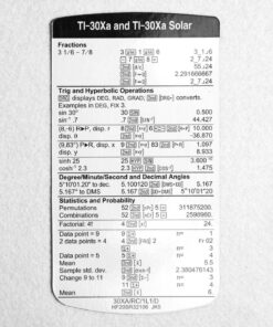 Texas Instruments TI-30Xa Scientific Calculator Gray 32 81EWFO6GM3L