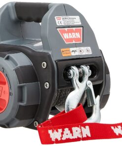 Alternative view of WARN 101575 Handheld Portable Drill Winch with 40 Foot Synthetic Rope: 750 lb Pulling Capacity , Gray 750 lb. Capacity Synthetic Rope