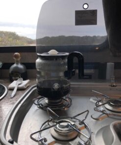 CAFÉ BREW COLLECTION High End Glass Stovetop Percolator Coffee Pot - Best 40 oz Borosilicate Glass Percolator Coffee Pot - Dishwasher Safe Coffee Percolator - BPA Free 8 Cup Percolator by Medelco 21 81EWxUUsGZL