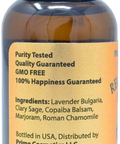 Sleep & Relaxation Essential Oil Blend 30ml/1oz - by Prime Natural - Made in USA - Pure Undiluted Therapeutic Grade - Aromatherapy Scents & Diffuser - Grounding, Calming, Peace, Natural Sleep Aid 1 Ounce (Pack of 1) 11 81EXLrh4CbS