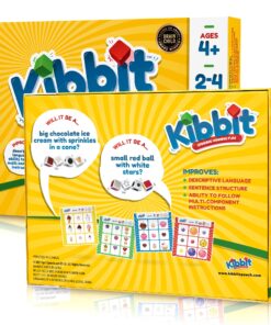Alternative view of Kibbit - Bingo Style Game Targeting Descriptive Language, Sentence Structure, and Ability to Follow Multi-Component Directions, for 4 years
