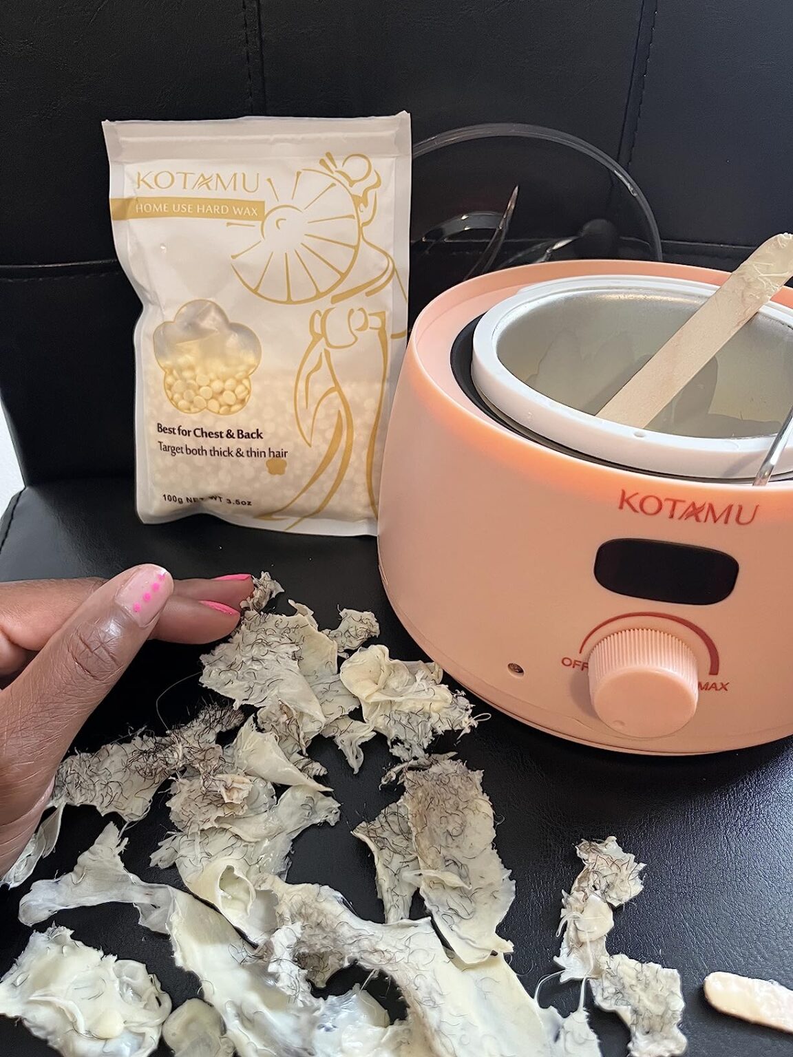 KOTAMU Digital Wax Warmer Kit For Hair Removal At Home For Women