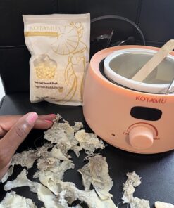 KOTAMU Digital Wax Warmer Kit for Hair Removal At Home for Women Sensitive Skin Brazilian Facial Hair Body with 4 Formulas Hard Wax Beads Target Different Type of Hair Blush 34 81EYVnOmCL