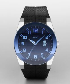 Relic by Fossil Men's ZR11861 Analog Display Analog Quartz Black & Blue 19 81EYWBBm34L