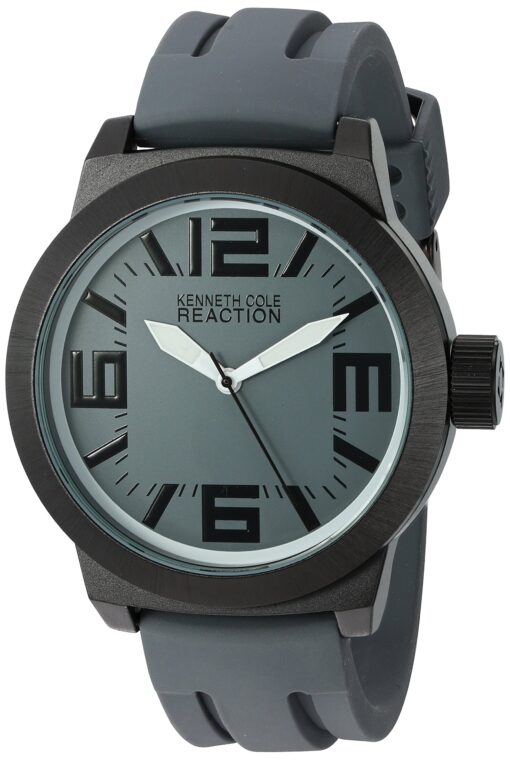 Kenneth Cole Reaction Men's RK1233 Triple Gray White Details Watch