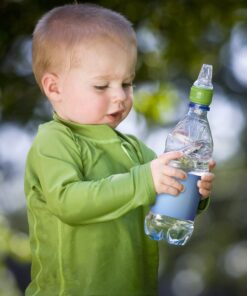 green sprouts Spout Adapter for Water Bottle, Quickly Converts a Standard Bottle into a Sippy Cup, Collar Fits Two Bottle Sizes, One Size One Size (Pack of 1) 26 81EZdCfqa2L