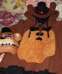 Rubie's Adult Five Nights at Freddy's Freddy Half Mask White 15 81EZdTBu3hL