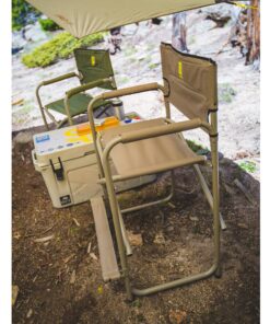 SJK Adult Big Tall Steel Compact Camping Chair with Footrest Supports 325 lbs 6 81Ea0BflhaL