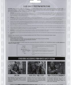 Hunter Safety System Quick-Connect Tree Strap for Tree-Stand Hunting Single 8 81EbQqX5BPS