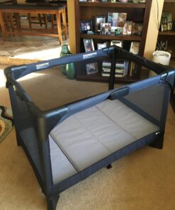 4moms Breeze Plus Portable Playard with Removable Bassinet and Baby Changing Station, Easy One-Handed Setup, from The Makers of The mamaRoo 39 81Ec5aOQG9L