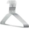 HANGERWORLD Silver Metal Wire Clothes Hangers 16inch 13 Gauge Clothes Garment Coat Hanger (20 Pack) 20 23 81EcauD1gL