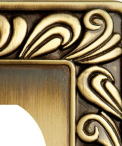 Franklin Brass Paisley Wall Plate, Tumbled Antique Brass Single Duplex Switch Cover, 1-Pack, 64045 18 81Ecuerk1yL