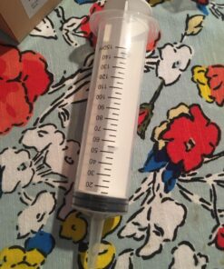 3 Pcs 150ml Large Syringes, Sterile and Individual Sealed, Easy to Use and Clean, Plastic Garden Syringe for Liquid, lip Gloss, Paint, Epoxy Resin, Oil, Watering Plants, Refilling 150 ml syringes only 28 81EdQzd3BGL