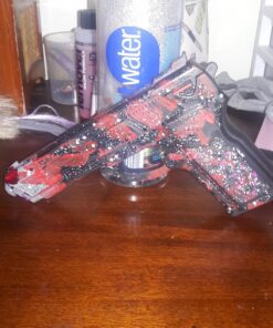 MASTER USA Rubber Training Gun, Black and Red Head Painting, Model Number: 3200BK 30 81EeLb8DLUL