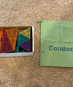 60 PCS Magnetic Building Tiles Kids Toys STEM Magnetic Blocks Sensory Toys Kids Games Magnet Building Toys for Boys and Girls Aged 3+, Kids Brain Development Preschool Kindergarten Toddler Toys 61 81Ef PDKnML