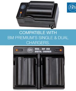 BM Premium 2-Pack of EN-EL15 Batteries for Nikon D850, D7500, 1 V1, D500, D600, D610, D750, D800, D810, D810A, D7000, D7100, D7200 Digital SLR Camera 7 81EfNe8fi9L