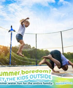 Alternative view of ThrillZoo Trampoline Sprinkler for Kids | Trampoline Accessories, Trampoline Sprayer, Outside Water Toys Sprinkler for Trampoline Water Sprinkler【WaterWhirl】 WaterWhirl