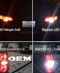 RAYHOO 1000 lumens Extremely Bright 921 912 LED Backup Light Bulbs Canbus Error Free T15 906 W16W socket 45pcs AK-4014 Chipsets, Only For Backup Reverse Lights, Xenon White 6000K, 2pcs 36 81EgmPeFXTL