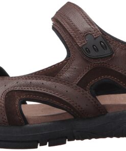 Propet Men's Arlo Fisherman Sandal 8 3E US Brown 15 81Eh1zi2LpL