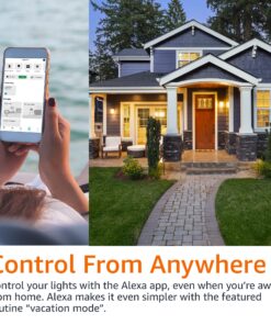 Amazon Basics - Smart A19 LED Light Bulb, 2.4 GHz Wi-Fi, 7.5W (Equivalent to 60W) 800LM, Works with Alexa Only, 1-Pack, Certified for Humans, Multicolor Color Changing 1 Pack 19 81EigbipzhL