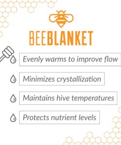 Powerblanket BB55 Bee Blanket 55 gal Drum Heater, Honey with Fixed TSTAT, 800W, 120V 55-Gallon 120 V 15 81EjEDeF0ML 1