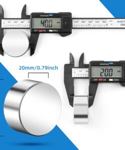 40x20mm Super Strong Neodymium Magnet, Powerful Block Magnet Disc, Permanent Rare Earth Magnets for Fridge Office Science Building Teaching and Craft, Strong Magnets Heavy Duty - One Piece 1 Pack 10 81Ejr9J7UL