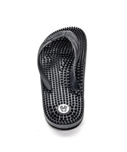 Revs - Lights - Men's and Women's Reflexology Massage Flip Flops 9 Women/8 Men Black 9 81EkBHm7a1L 3