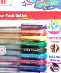 Alternative view of Flair Xtra Sparkle Glitter Gel 10 Colours Xtra Sparkle Gel Pen