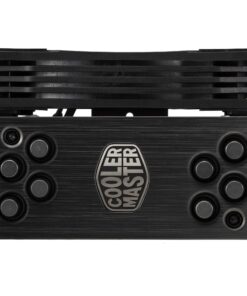 Cooler Master Hyper 212 RGB Black Edition CPU Air Cooler, SF120R RGB Fan, 4 CD 2.0 Heatpipes, Anodized Gun-Metal Black, Brushed Nickel Fins, RGB Lighting for AMD Ryzen/Intel LGA1151 46 81Ekixj2tQL