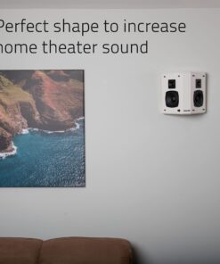 Fluance Elite High Definition 2-Way Bipolar Surround Speakers for Wide Dispersion Surround Sound in Home Theater Systems - Black Ash/Pair (SXBP2) 23 81El7Ymej L