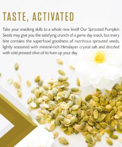 Living Intentions Organic Sprouted Pumpkin Seeds: Salted – NonGMO – Gluten Free – Vegan –Kosher – Paleo - 8 Ounce Unit Salted Pumpkin Seeds 8 Ounce (Pack of 1) 12 81EnZmWM7pL