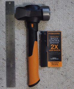 Fiskars IsoCore 3 Pound Club Hammer, 11 Inch,750910-1001,Orange/Black 15 81EoBfZs6OL